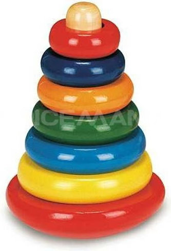 Skládací pyramida barevná