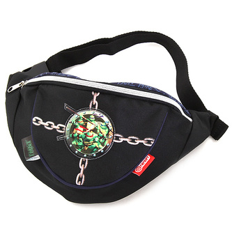Target Ledvinka TMNT černá, s motivem želvy Ninja