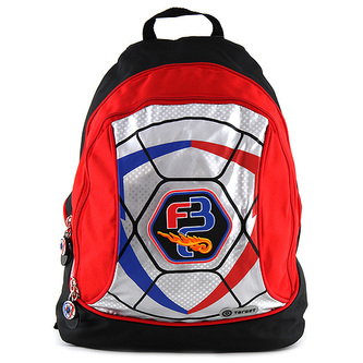 Target Dětský batoh Goal stříbrno-červený