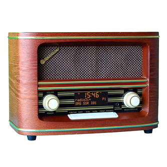 Stolní radiopřijímač Roadstar HRA-1500D+, retro