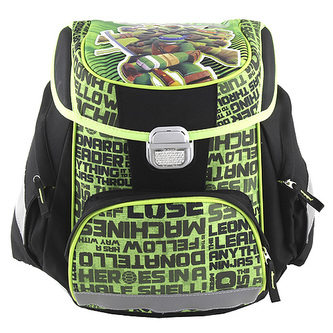 Školní aktovka Target Želvy Ninja, zeleno-černá