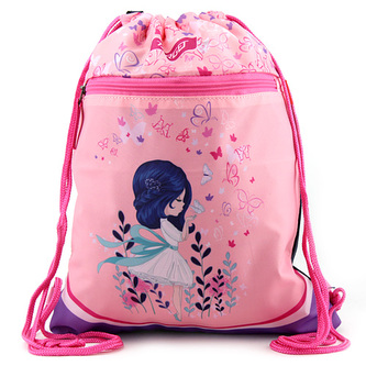 Sportovní vak Target Květinová dívka, růžový