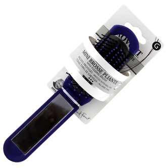 Kartáč se zrcátkem Franck Provost plastový, modrý