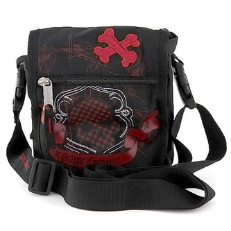 Taška do města Target černá s červenými vzory