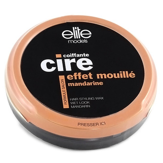 Vosk na vlasy Elite Models mokrý efekt, mandarinka, 40g