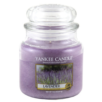 Svíčka ve skleněné dóze Yankee Candle Levandule, 410 g