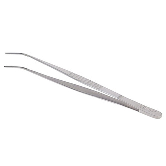 de Buyer ST.STEEL TWEEZER WITH CURVED END 30