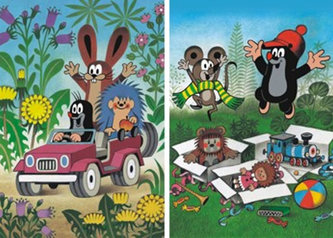 Krteček se raduje - Puzzle 2x48 Krteček se raduje - Puzzle 2x48