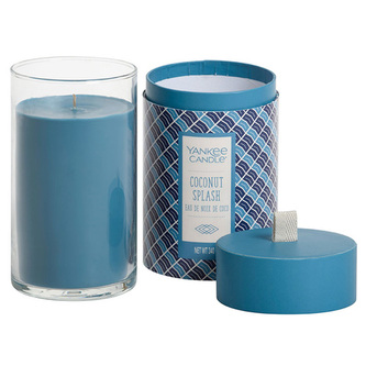 Svíčka ve skleněném válci Yankee Candle Kokosové osvěžení, 340 g