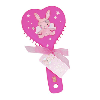 Hřeben Princess Mimi, Tmavě růžový, ve tvaru srdce