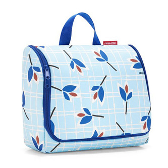 Cestovní toaletní taška Reisenthel Modré listy | toiletbag XL