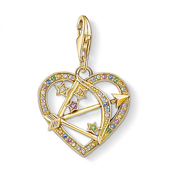 Přívěsek \"Amorův šíp\" Thomas Sabo 1821-996-7, Charm Club, 925 Sterling silver, 18k yellow gold
