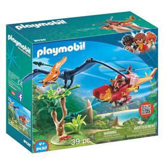 Helikoptéra s Pterodactylem Playmobil Dinosauři, 39 dílků