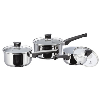 Judge 3 Pce Saucepan Set (16/18/20cm)