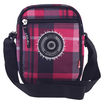 Taška přes rameno Target růžovo-černý