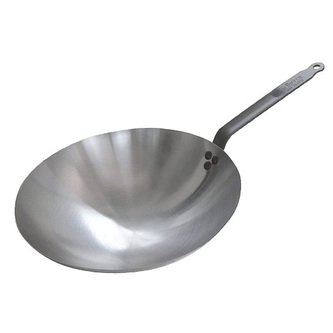 WOK pánev de Buyer 5114.35, CARBONE PLUS, WOK, ocel, 35 cm