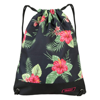 Sportovní vak Target Květiny, černý