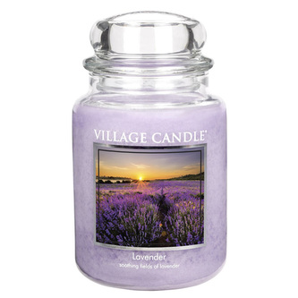 Svíčka ve skleněné dóze Village Candle Levandule, 737 g