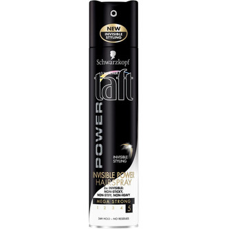 TAFT lak na vlasy invisible power mega stark 5 250 ml