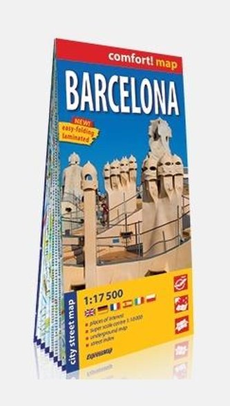 Comfort! map Barcelona 1:17 500 w.2021