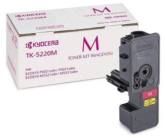 TK5220M Toner pro P5021cdn, P5021cdw, M5521cdn, M5521cdw tiskárny KYOCERA magenta, 1,2tis. stran