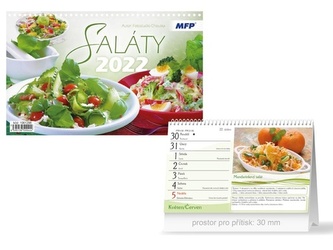 Saláty 2022 - stolní kalendář
