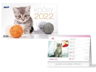 Kočky 2022 - stolní kalendář