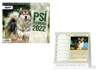 Mini Psí plemena 2022 - stolní kalendář