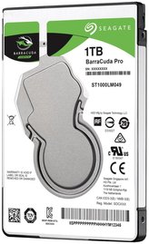 Seagate BarraCuda Pro 1TB HDD / ST1000LM049 / Interní / 2,5\" / 7200 rpm / SATA 6Gb/s / 128MB / 7mm