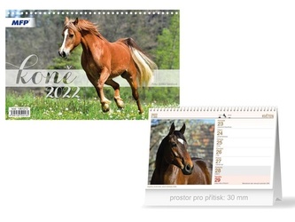 Koně 2022 - stolní kalendář