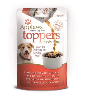 Applaws toppers Dog dýňová polévka s Kuřetem 3x60g DOPRODEJ Applaws toppers Dog dýňová polévka s Kuřetem 3x60g DOPRODEJ