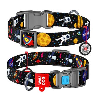 Obojek nylonový Waudog NASA QR (23-35cm/1,5cm)
