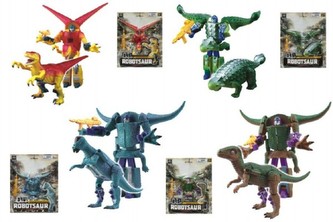 Transformer dinosaurus plast 16cm 4 druhy na kartě (1 kus) Transformer dinosaurus plast 16cm 4 druhy na kartě (1 kus)