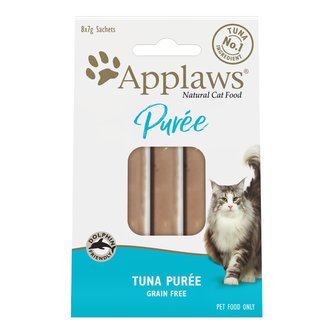 Applaws Purée Cat lízací pyré Tuňák 8 x 7g Applaws Purée Cat lízací pyré Tuňák 8 x 7g