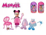 Minnie figurka kloubová plast 14 cm s módními doplňky, 3 druhy (1 sada v krabičce)