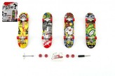 Skateboard prstový plast 10cm s doplňky (1ks na kartě)