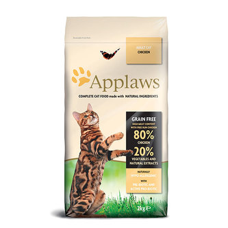 Applaws granule Cat Adult Kuře 2kg - natržený pytel 5% sleva