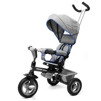 Dětská tříkolka Baby Mix RIDER 360° šedá