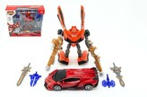 Transformer robot/auto 25 cm, 2 barvy (1ks v krabici) 34 x 33 x 10 cm