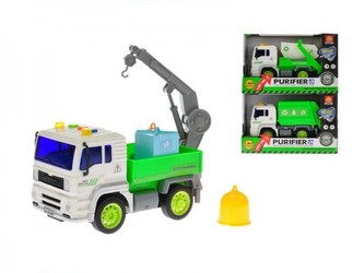 Auto popeláři plast 18cm na setrvačník na baterie se zvukem se světlem asst 3 druhy v krabici