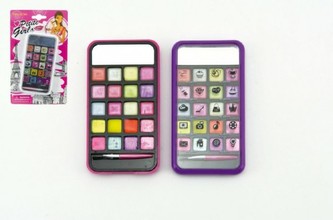 Sada na líčení šminky plast asst 3 barvy na kartě 12x20x1cm