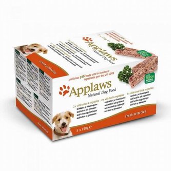 Applaws paštika Dog Multipack Fresh 5x150g Applaws paštika Dog Multipack Fresh 5x150g