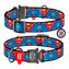 Obojek nylonový Waudog DC Superman Logo Fastex QR (31-49cm/2,5cm)