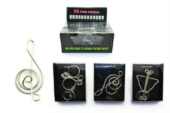 Hlavolam kov v krabičce asst