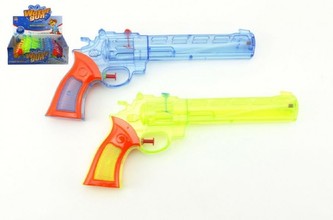 Vodní pistole kovboj plast 28cm, 2 barvy - 1 kus