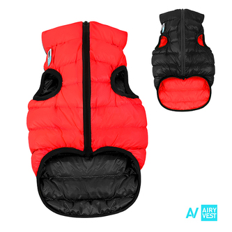 Airy Vest bunda pro psy červená/černá L 55