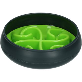 Zpomalovací miska Eat Slow Tumble zelená 20cm