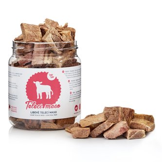 Raw Raw pamlsky mrazem sušené Telecí maso 70g