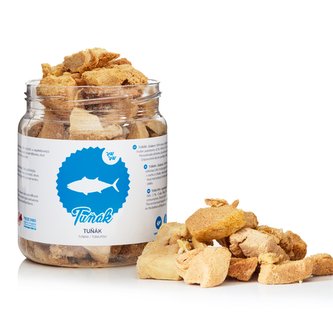 Raw Raw pamlsky mrazem sušené maso z Tuňáka 70g
