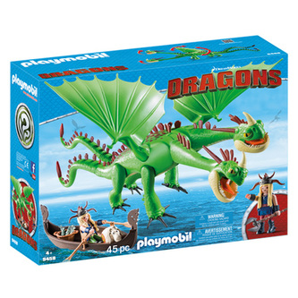 Rafana a Ťafan s Krkounem a Plivounem Playmobil Jak vycvičit draka, 45 dílků